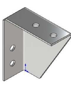 Suporte Pe Direito P/Cantoneira 115° Polia - Estrutura Met